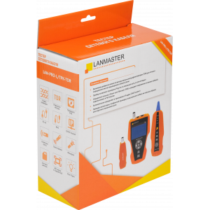 Кабельный тестер с измерением длины, трассировкой кабельных линий и определением POE, с функцией рефлектометра